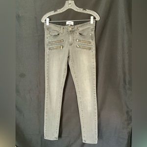Paige edgemont gray skinny jeans size 27